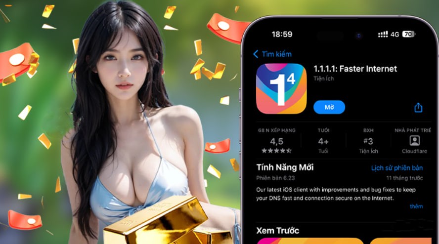 Hình ảnh quảng cáo của 9ph hiển thị nền tảng và các lợi ích